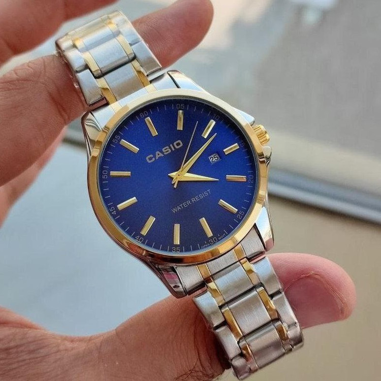 ساعت زنانه تاریخدار مارک CASIO موتور ژاپن و ضد اب در 7 طرح و رنگ مختلف