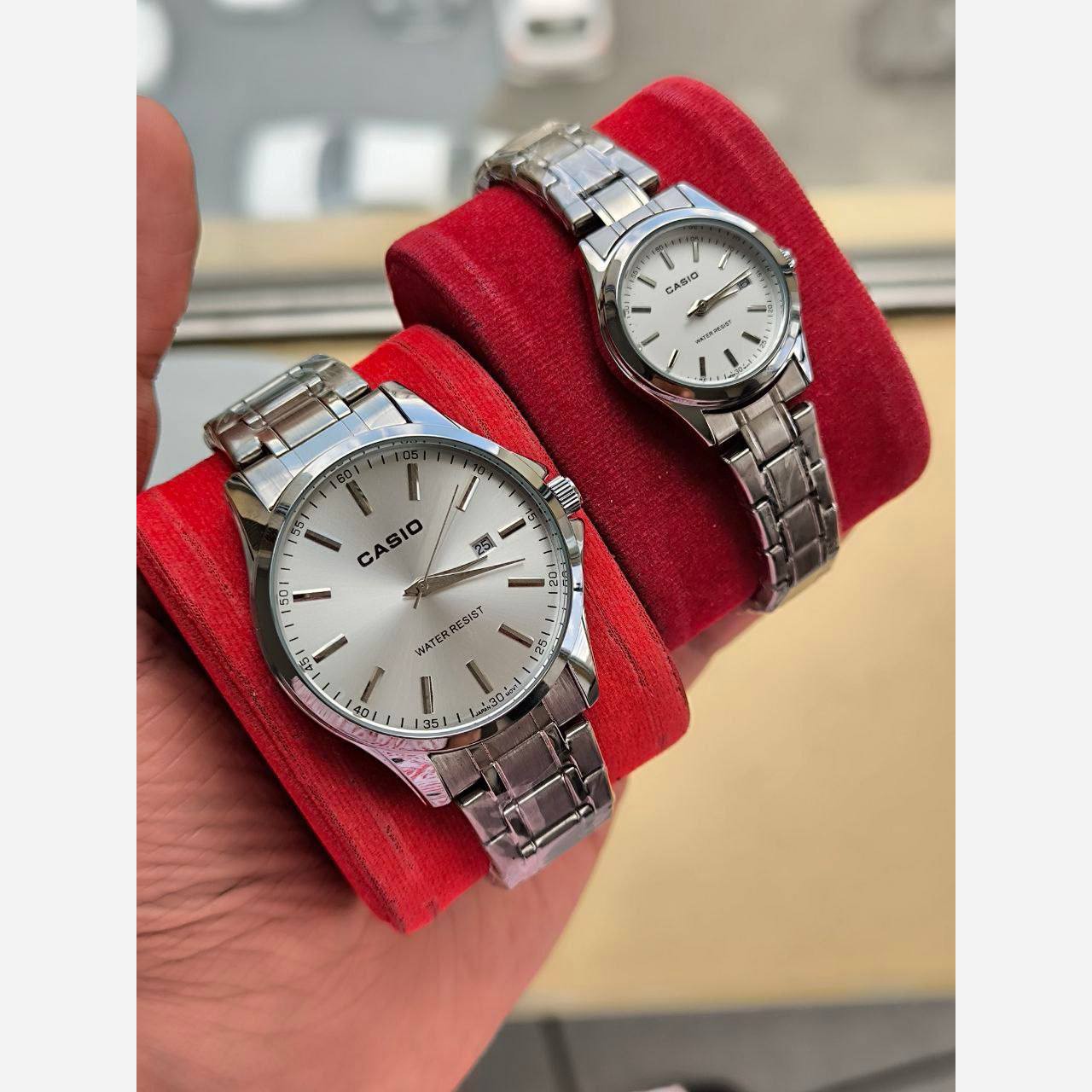 ساعت مردانه یا زنانه تک مارک CASIO تاریخدار موتور ژاپن ضد آب