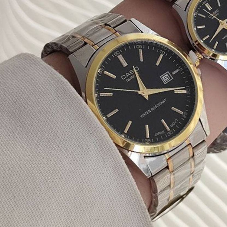 ساعت مردانه یا زنانه تک مارک CASIO تاریخدار موتور ژاپن ضد آب