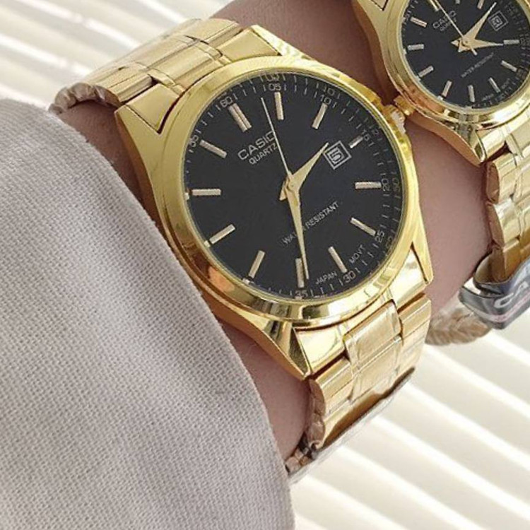 ساعت مردانه یا زنانه تک مارک CASIO تاریخدار موتور ژاپن ضد آب