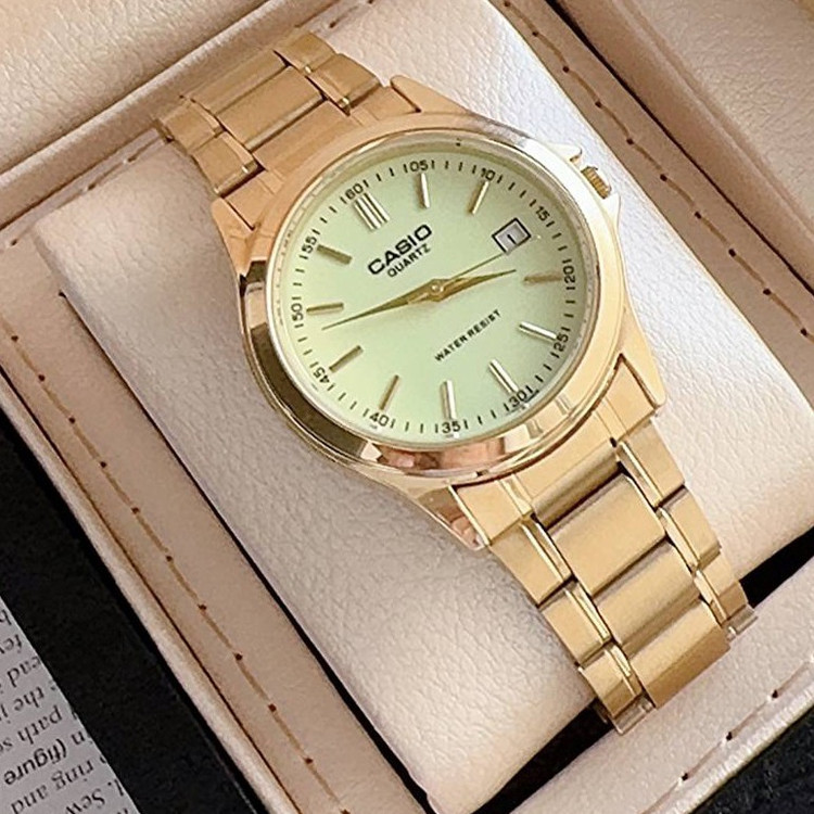 ساعت مردانه یا زنانه تک مارک CASIO تاریخدار موتور ژاپن ضد آب