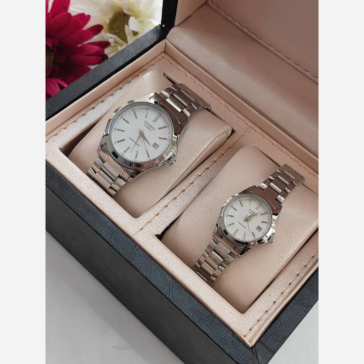 ساعت مردانه یا زنانه تک مارک CASIO تاریخدار موتور ژاپن ضد آب