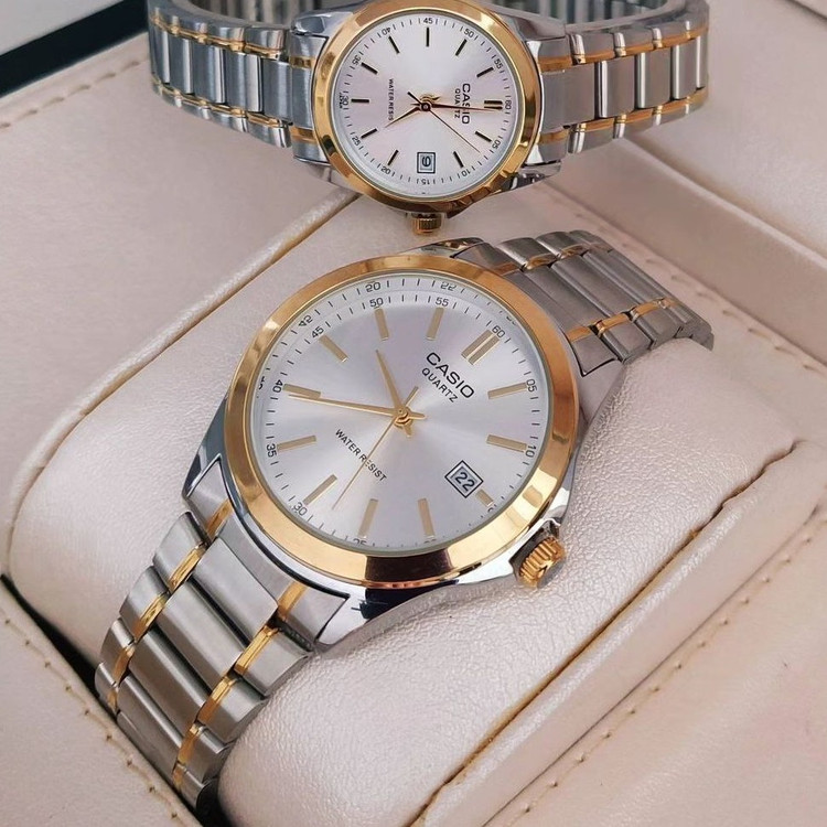 ساعت مردانه یا زنانه تک مارک CASIO تاریخدار موتور ژاپن ضد آب