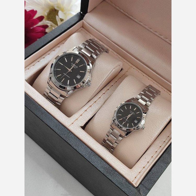 ساعت مردانه یا زنانه تک مارک CASIO تاریخدار موتور ژاپن ضد آب