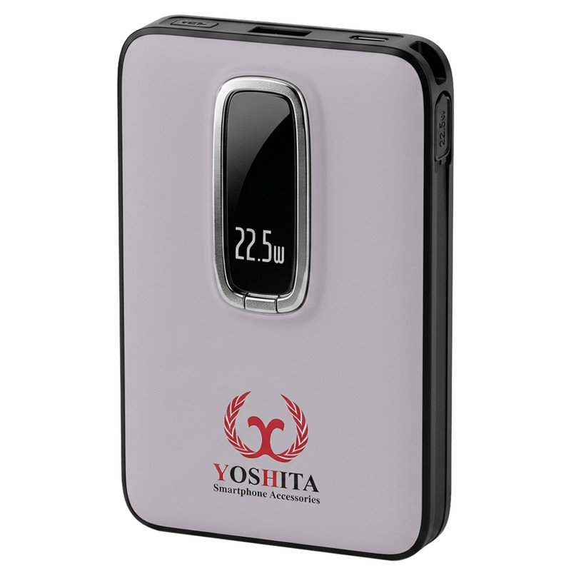 پاوربانک بی سیم 22.5 وات یوشیتا مدل YP-007 ظرفیت 10000 میلی‌آمپرساعت به همراه کابل usb-C