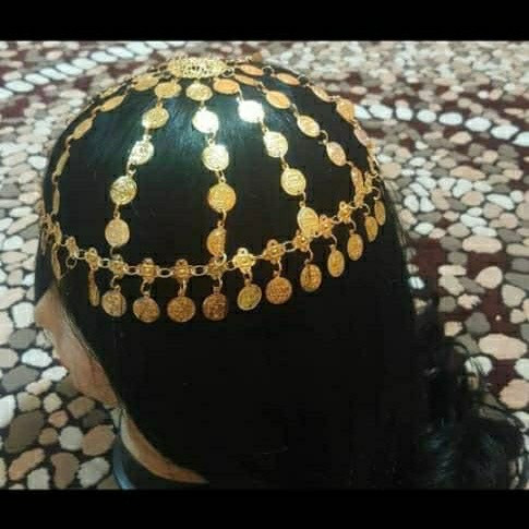 لچک ،کلاه عربی طرح طلا