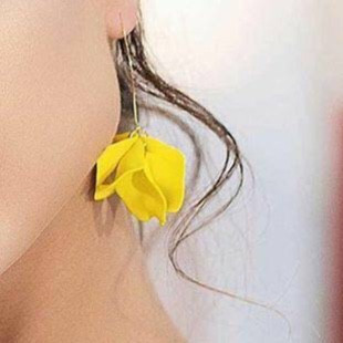 گوشواره کره ای مارک XYZ رنگ ثابت صورتی سبز قرمز زرد سفید ارسال رایگان