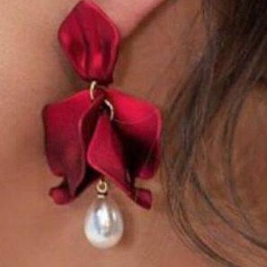 گوشواره کره ای مارک XYZ رنگ ثابت صورتی سبز قرمز زرد سفید ارسال رایگان