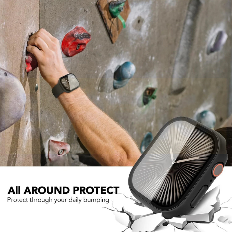 بند اسپریگ مدل Magnetic Soft Leather GLS مناسب برای اپل واچ 40mm سری 4/5/6/Se به همراه کاور