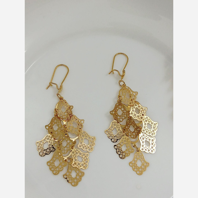 گوشواره رنگ ثابت عربی بسیار زیبا