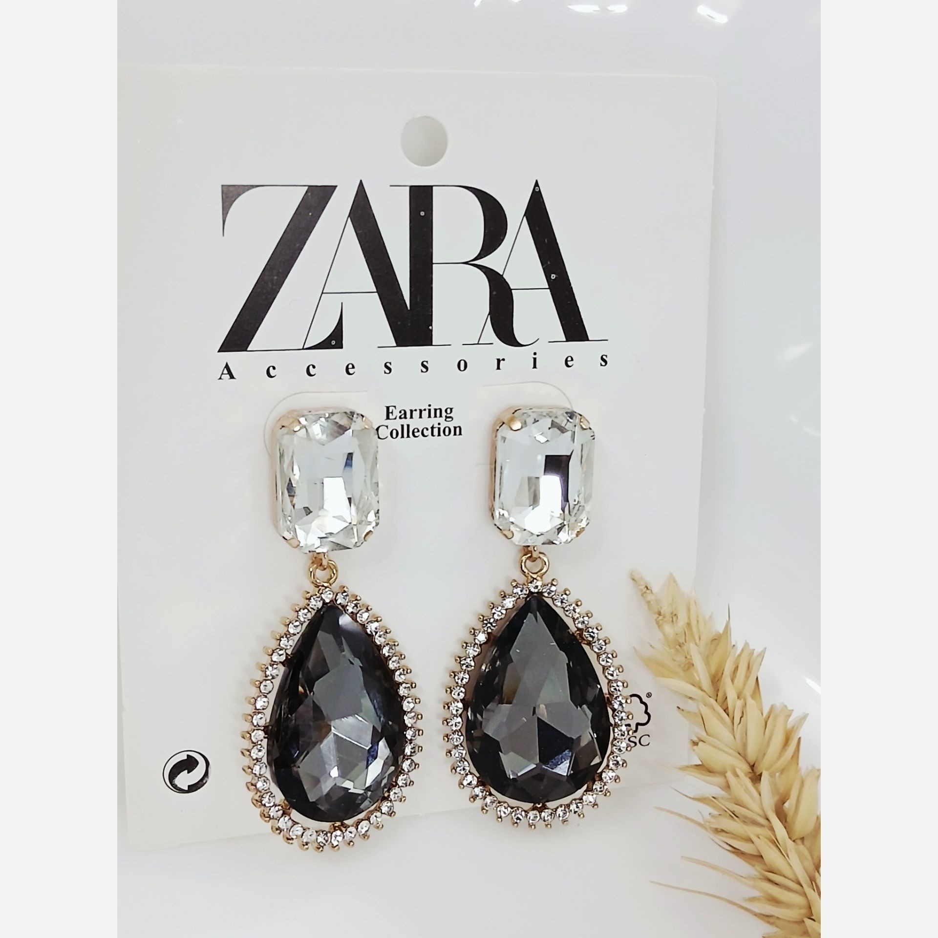 گوشواره مارک زارا مجلسی کیفیت بالا