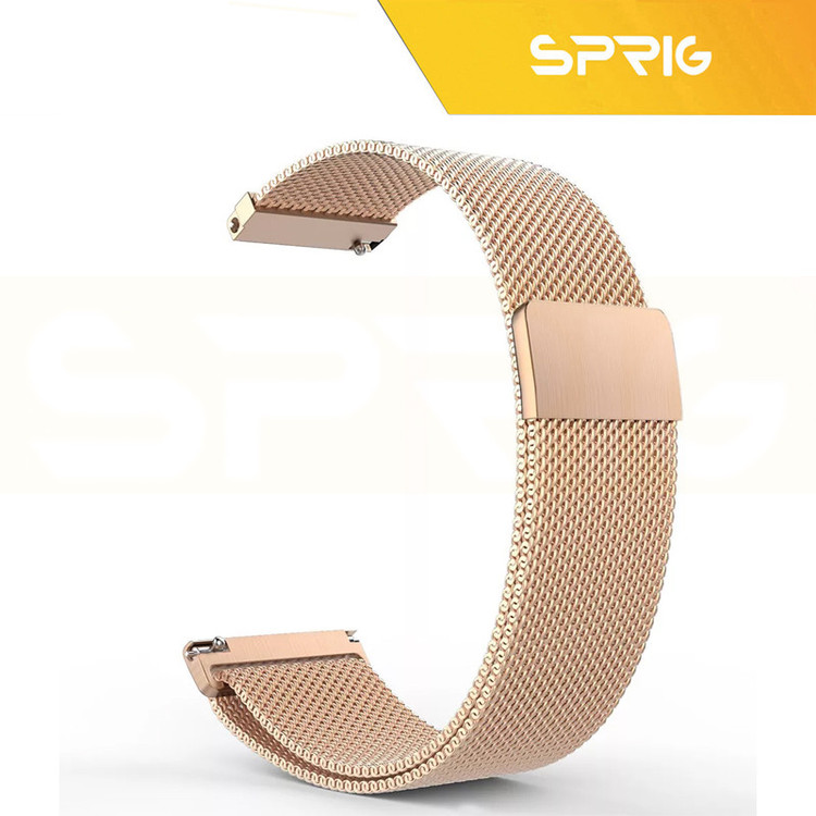 بند اسپریگ مدل Milanese SP Guard مناسب برای ساعت هوشمند سامسونگ Galaxy Watch 4 44mm به همراه کاور