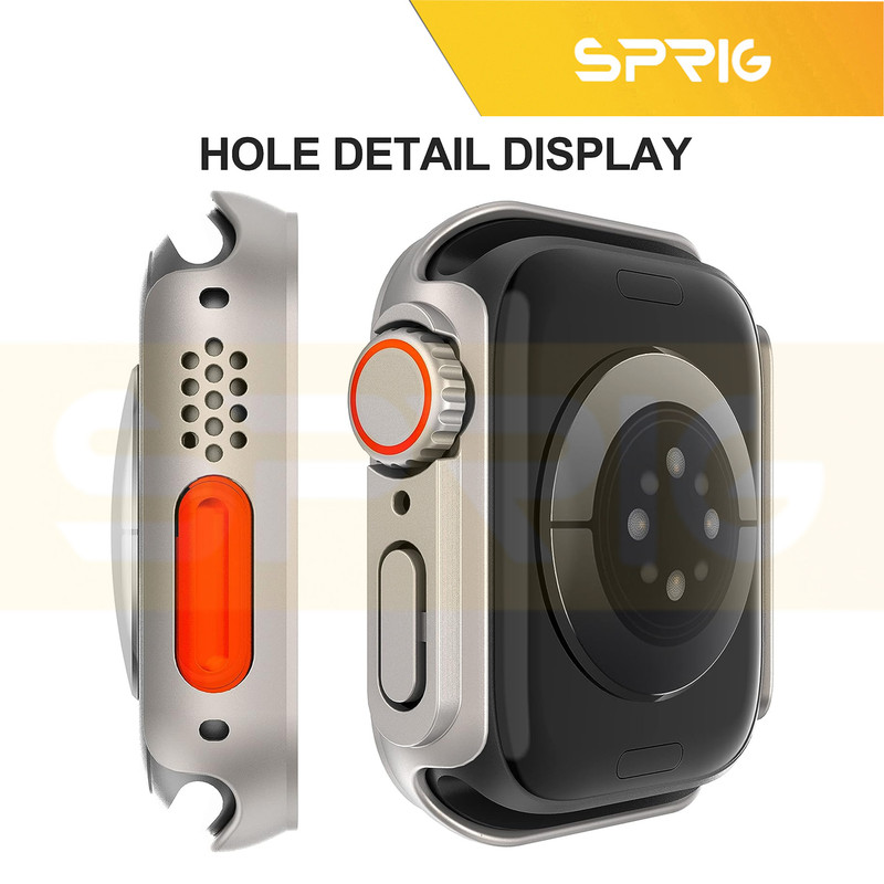 کاور اسپریگ مدل Switch مناسب برای اپل واچ Series SE 2022 Aluminum Case 40mm / SE 2021 Aluminum Case 40mm / Series 5 40mm / Series 6 40mm / Series 4 40mm به همراه محافظ صفحه نمایش