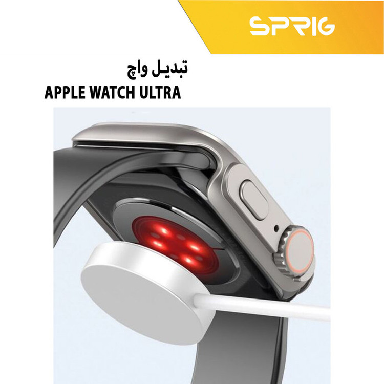 کاور اسپریگ مدل Switch مناسب برای اپل واچ Series SE 2022 Aluminum Case 40mm / SE 2021 Aluminum Case 40mm / Series 5 40mm / Series 6 40mm / Series 4 40mm به همراه محافظ صفحه نمایش