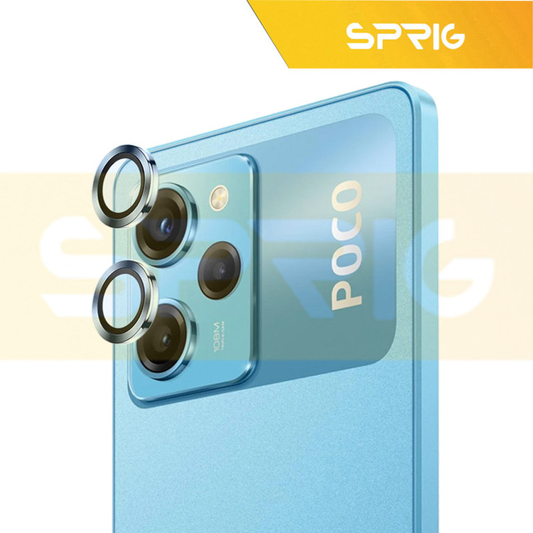 محافظ لنز دوربین اسپریگ مدل RingMetal-Antis مناسب برای گوشی موبایل شیائومی Poco X5 Pro 5G به همراه محافظ صفحه نمایش