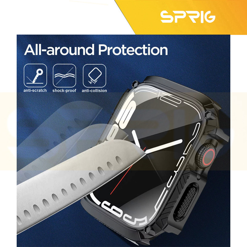 کاور اسپریگ مدل Armor Guard مناسب برای ساعت هوشمند ویرفیت HK9 Ultra 2 به همراه محافظ صفحه نمایش