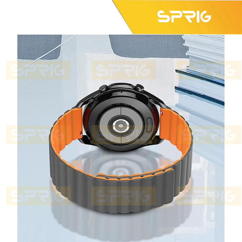 بند اسپریگ مدل Silicone Magnetic Link GRY TW مناسب برای ساعت هوشمند ایمیکی SF1 / SF1E / SE1 / ST1