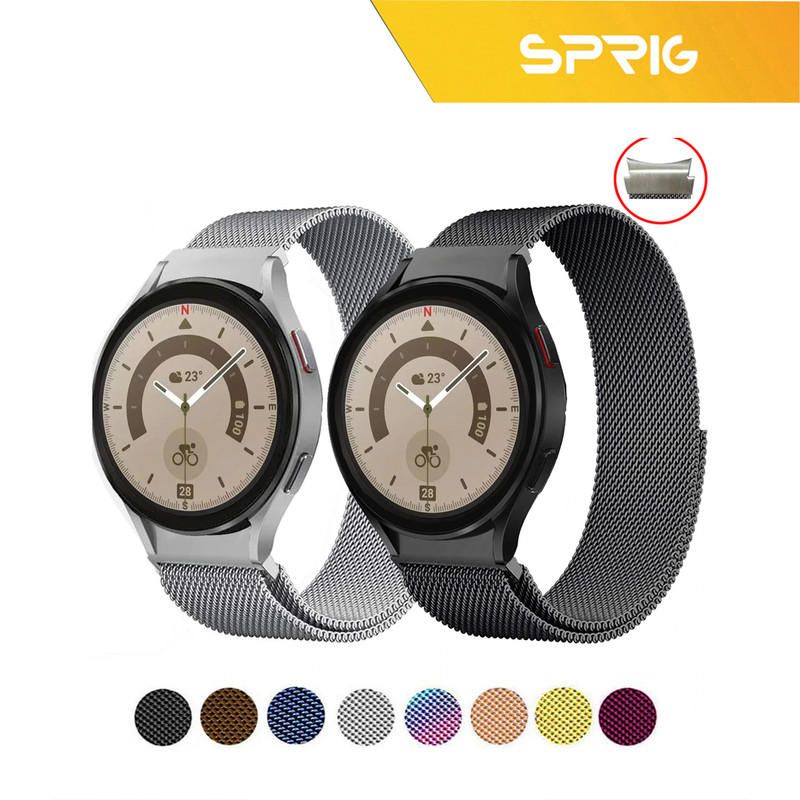 بند اسپریگ مدل Milanese مناسب برای ساعت هوشمند آمازفیت GTS 4 mini