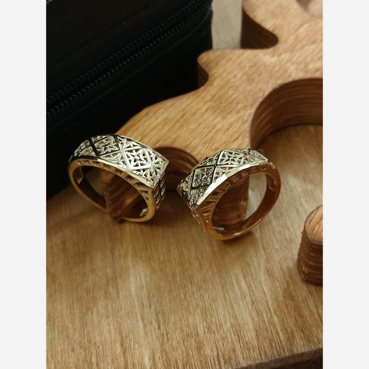 انگشتر طلا روس زنانه کد2555577
