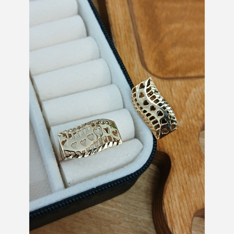 انگشتر زنانه طلا روس کد10556