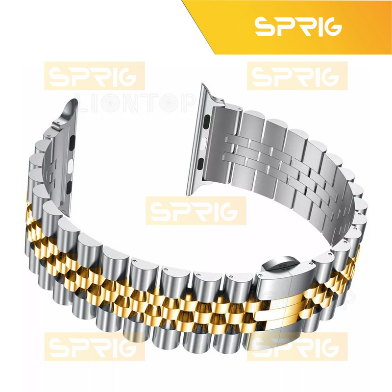 بند اسپریگ مدل 5Bead Dual color مناسب برای اپل واچ سری 3/2/1 سایز 42 میلی متری