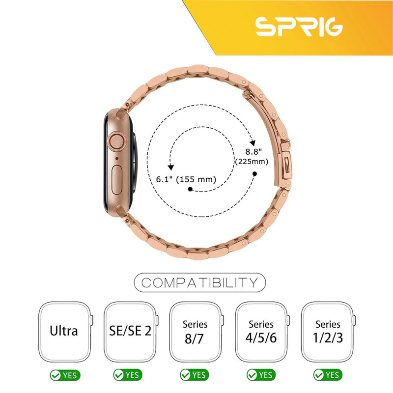 بند اسپریگ مدل 3Bid مناسب برای اپل واچ Series 9 45 میلیمتری