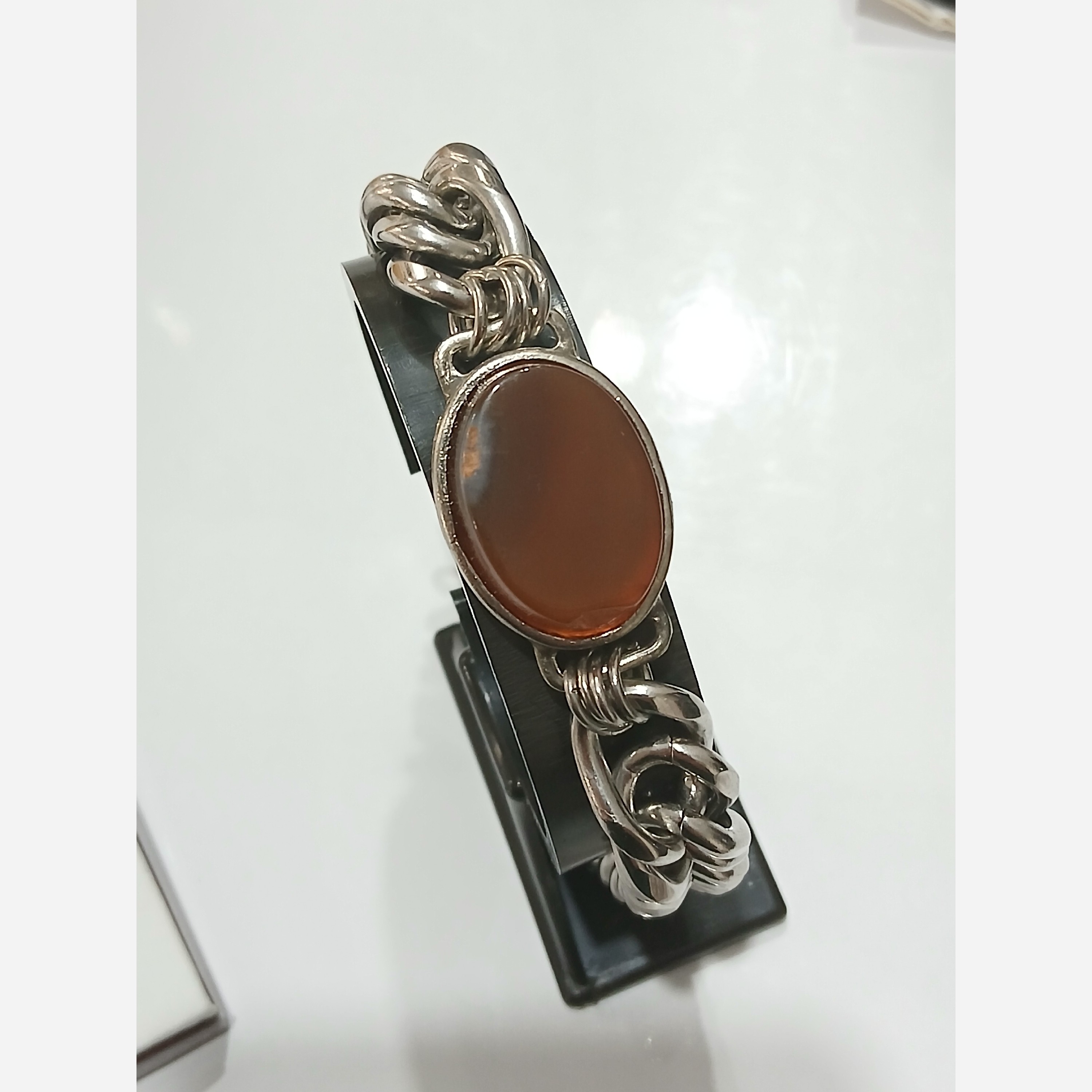 دستبند سلمان با نگین عقیق خراسان اصل اصل