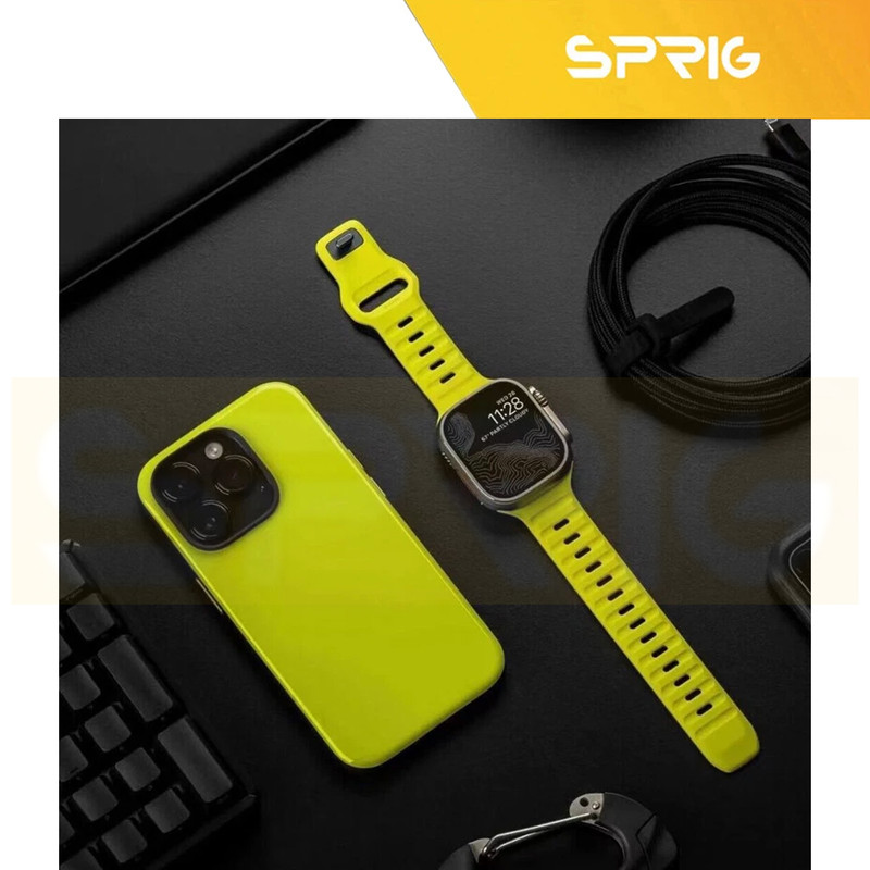بند اسپریگ مدل Spig Sport AC مناسب برای اپل واچ 49 میلی متری سری Ultra 2