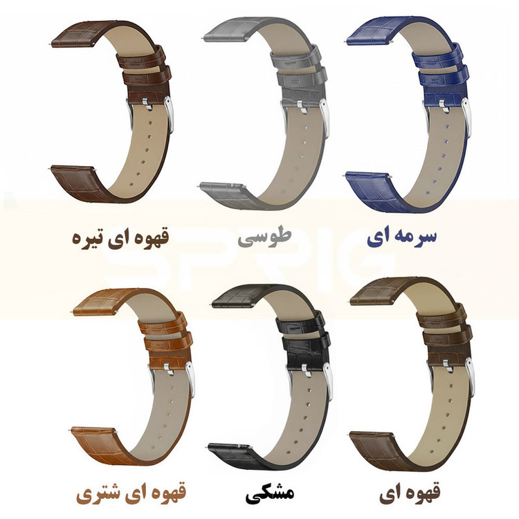 بند اسپریگ مدل Lizard Cuero TW مناسب برای ساعت هوشمند ایمیکی SF1 / SF1E / SE1 / ST1 / TG1 22mm