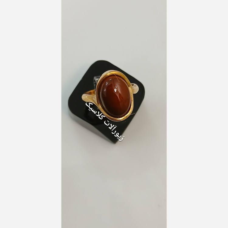 انگشتر ساده عقیق خراسان اصلی