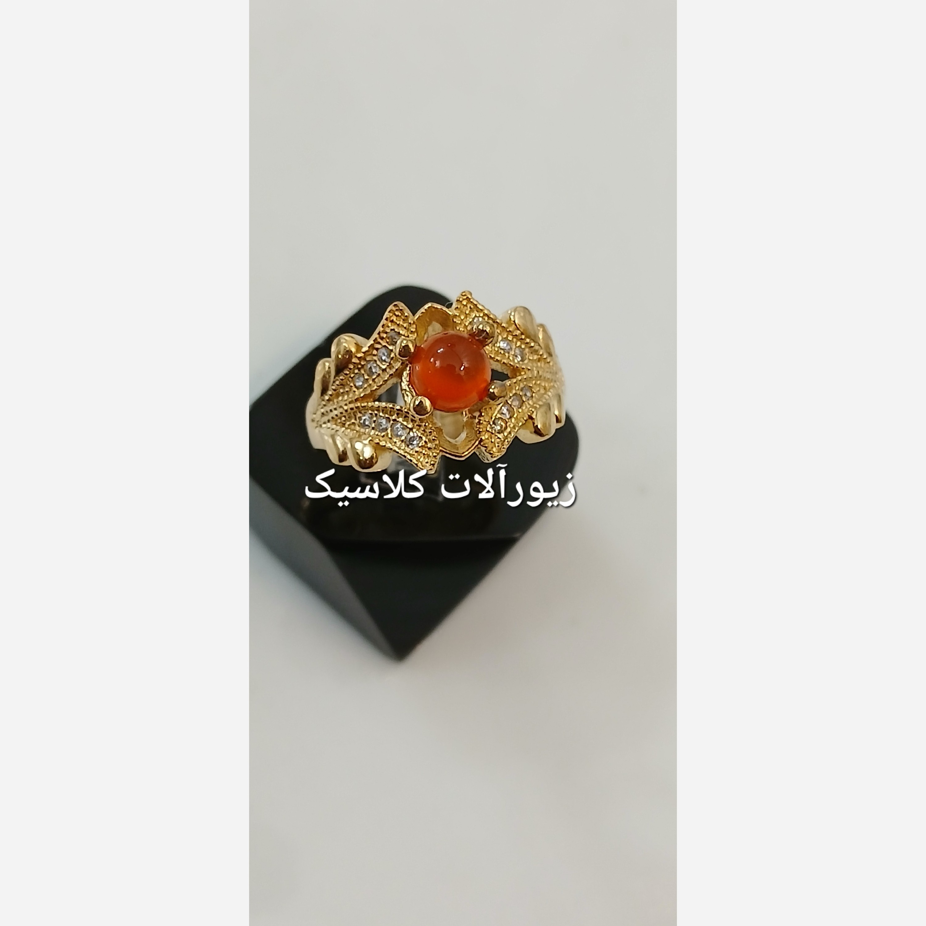 انگشتر عقیق پر کار خفن