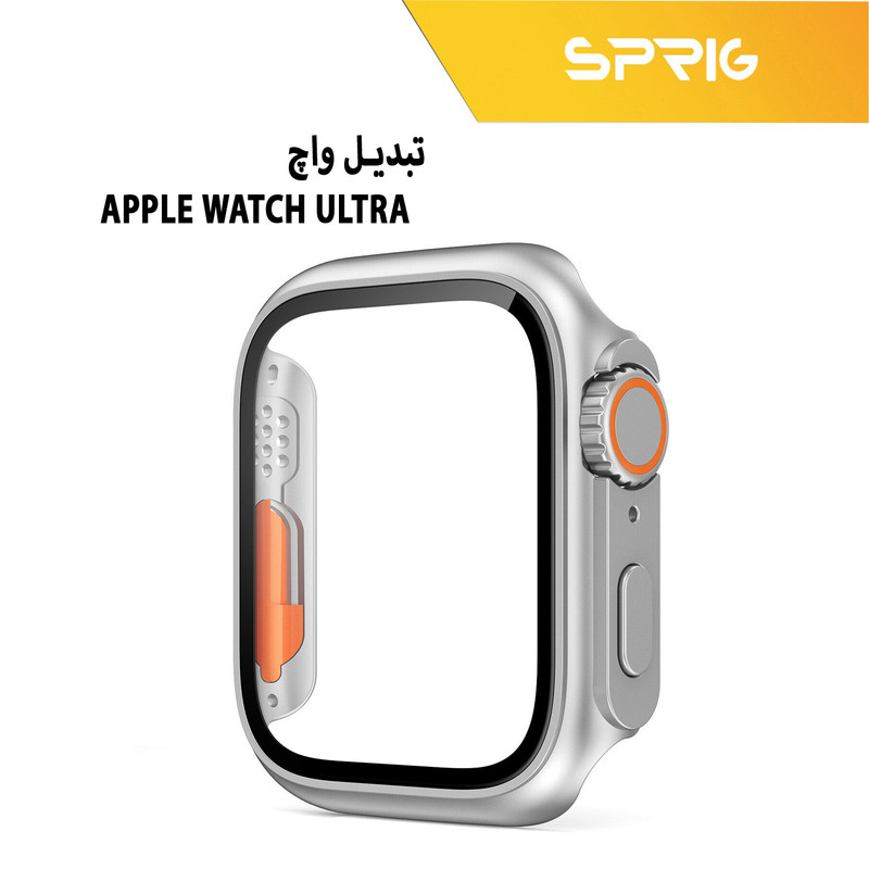 کاور اسپریگ مدل face-off مناسب برای اپل واچ Series 4 44mm / Series 5 44mm / Series 6 44mm به همراه محافظ صفحه نمایش