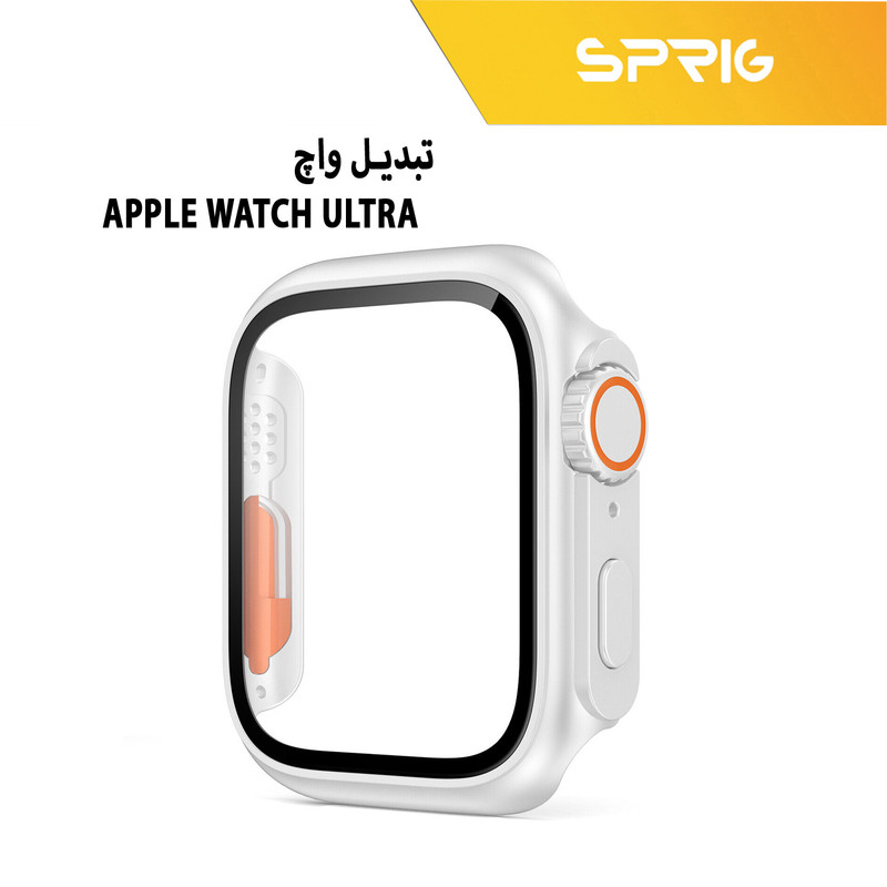 کاور اسپریگ مدل face-off مناسب برای اپل واچ Series 4 44mm / Series 5 44mm / Series 6 44mm به همراه محافظ صفحه نمایش