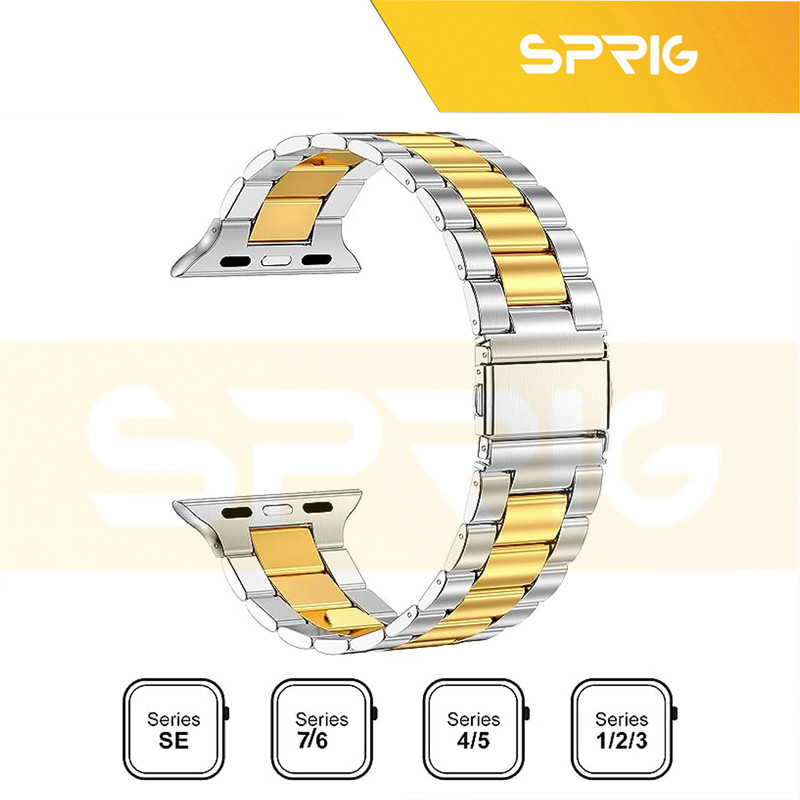 بند اسپریگ مدل 3Bid STL مناسب برای اپل واچ Series SE 2022 44mm / SE 2021 44mm / Series 5 44mm / Series 6 44mm / SE 44mm