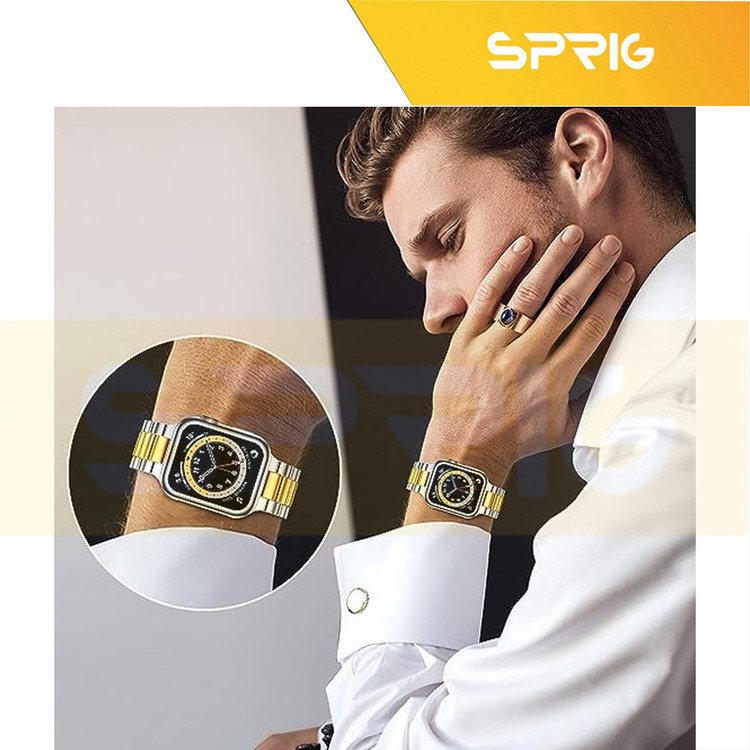 بند اسپریگ مدل 3Bid STL مناسب برای اپل واچ Series SE 2022 44mm / SE 2021 44mm / Series 5 44mm / Series 6 44mm / SE 44mm