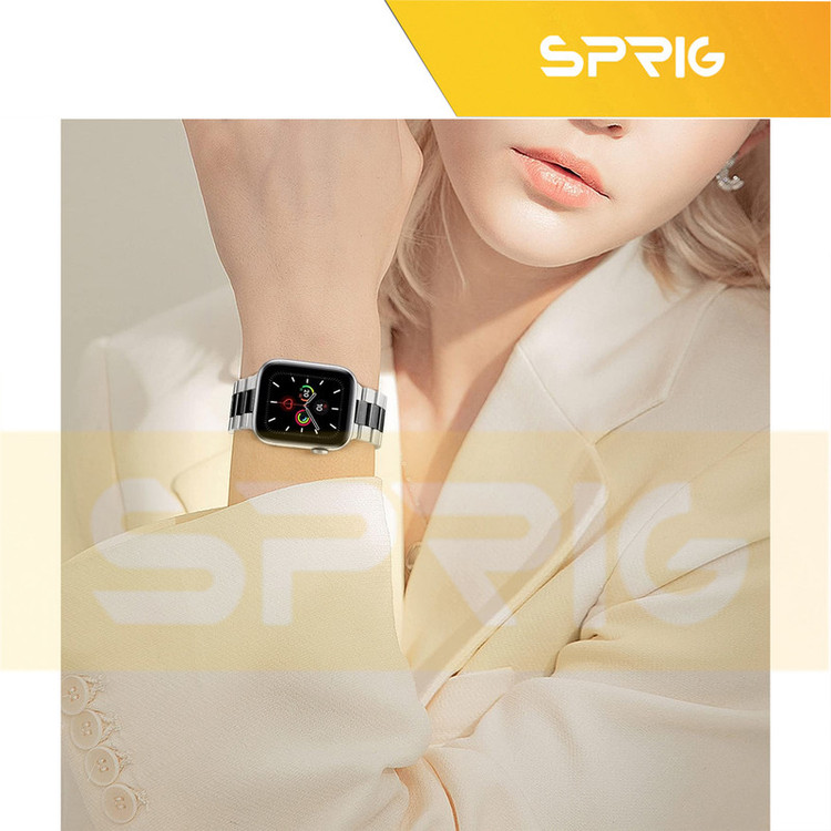 بند اسپریگ مدل 3Bid STL مناسب برای اپل واچ Series SE 2022 44mm / SE 2021 44mm / Series 5 44mm / Series 6 44mm / SE 44mm