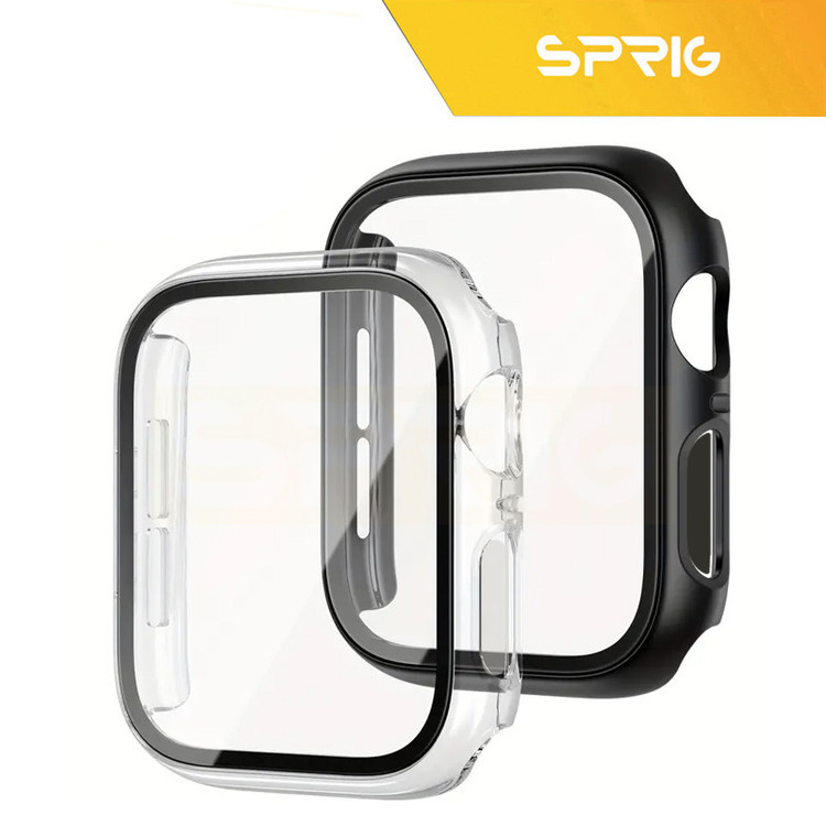 بند اسپریگ مدل Silicone Guard GL مناسب برای ساعت هوشمند اپل سری 4/5/6/Se سایز 44 میلی متری به همراه کاور