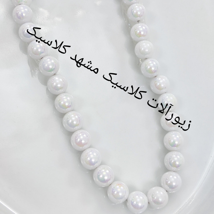 گردنبند مروارید ساده و شیک