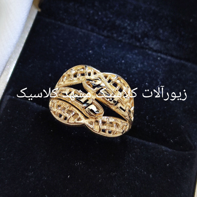 انگشتر زنانه طلا روس اصلی طلا روس برجسته
