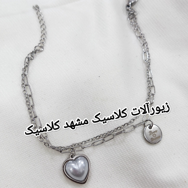 دستبند استیل نقره ای خاص