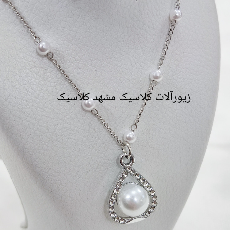 گردنبند مروارید آویز مروارید