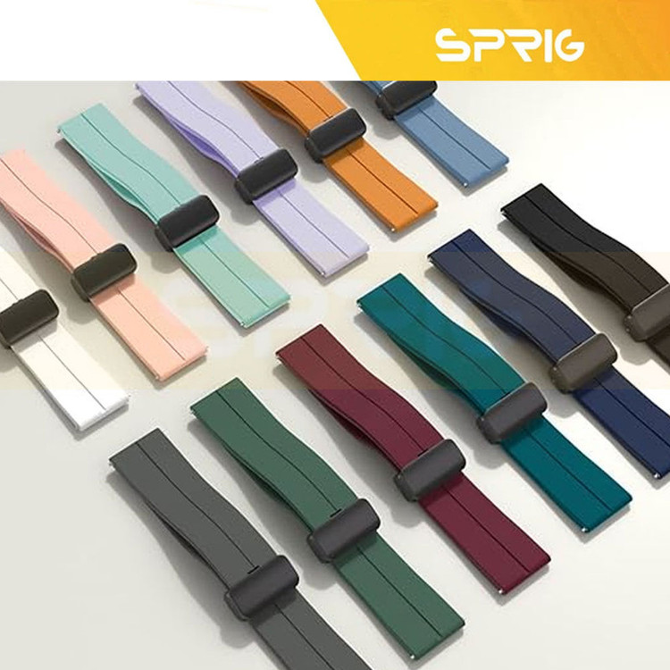 بند اسپریگ مدل Silic-Magnet مناسب برای ساعت هوشمند کیسلکت Lora / Lora 2 / Lora 3 (20mm)