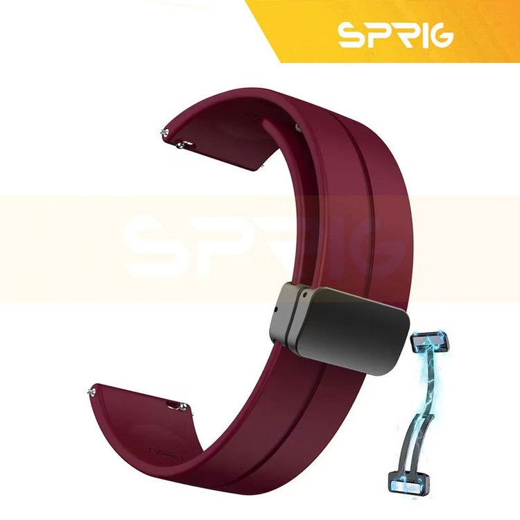 بند اسپریگ مدل Silic-Magnet مناسب برای ساعت هوشمند کیسلکت Lora / Lora 2 / Lora 3 (20mm)
