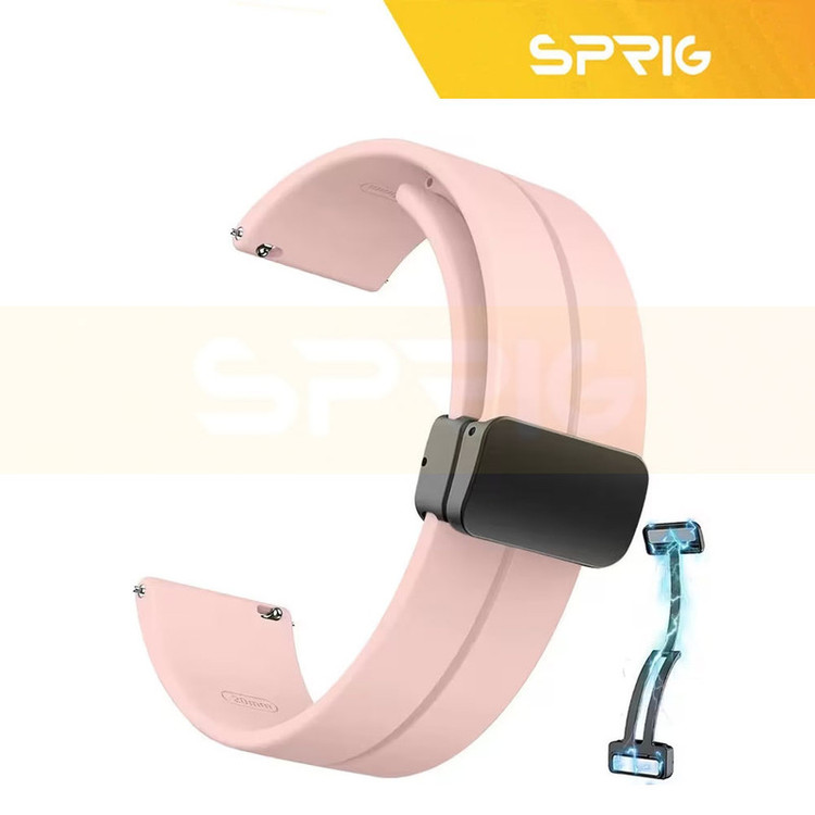 بند اسپریگ مدل Silic-Magnet مناسب برای ساعت هوشمند کیسلکت Lora / Lora 2 / Lora 3 (20mm)