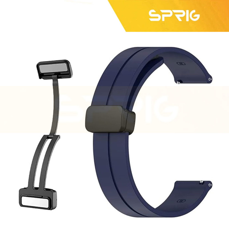 بند اسپریگ مدل Silic-Magnet مناسب برای ساعت هوشمند کیسلکت Lora / Lora 2 / Lora 3 (20mm)