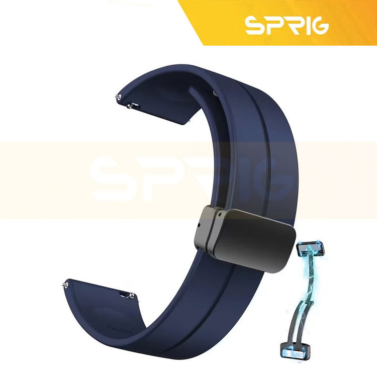 بند اسپریگ مدل Silic-Magnet مناسب برای ساعت هوشمند کیسلکت Lora / Lora 2 / Lora 3 (20mm)
