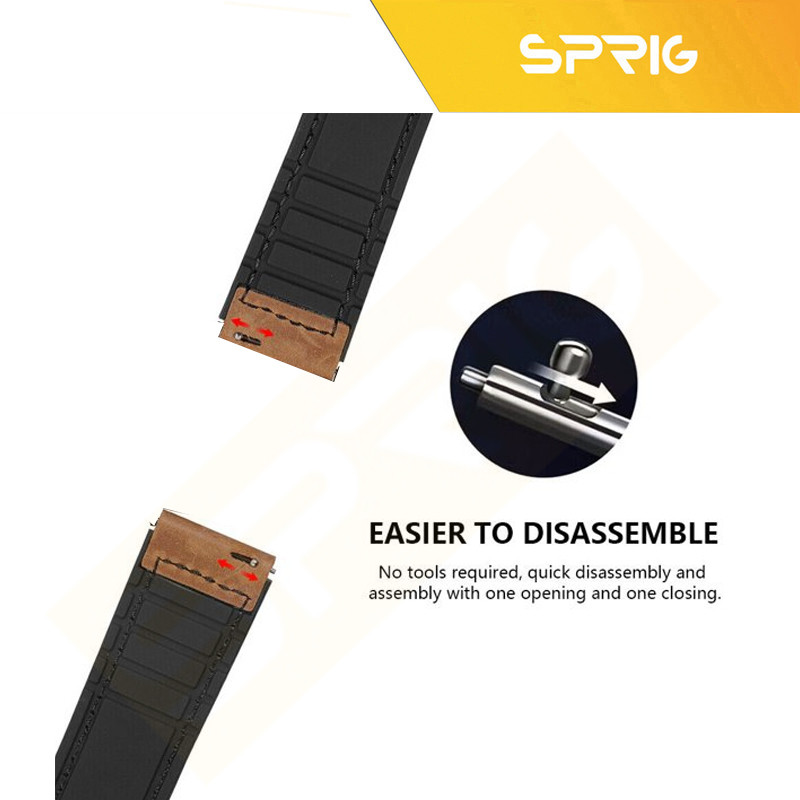 بند اسپریگ مدل Magnetic Soft Leather TW مناسب برای ساعت هوشمند ایمیکی SF1 / SF1E / SE1 / ST1