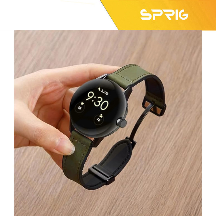 بند اسپریگ مدل Magnetic Soft Leather TW مناسب برای ساعت هوشمند ایمیکی SF1 / SF1E / SE1 / ST1