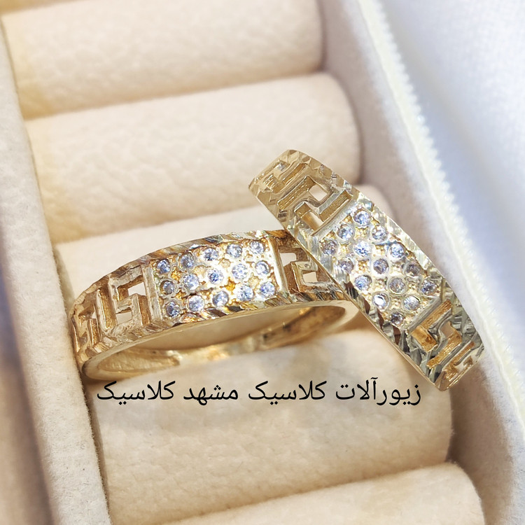 حلقه ست طلا روس تراش و شیک خفن