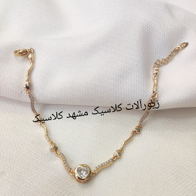 دستبند ظریف ژوپینگ اصلی اصل طلایی